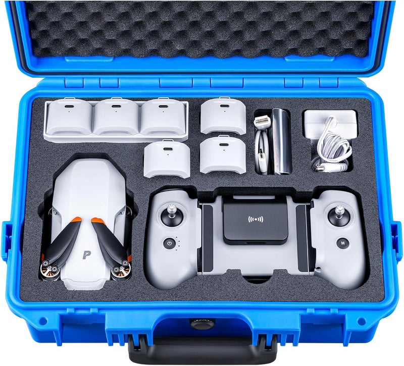 Lykus Titan AM100 Waterproof Hard Case for Potensic Atom 2/Atom 3-Axis/Atom SE/Atom LT Fly More Combo, Support up to 7 Batteries [CASE ONLY] - Image 1